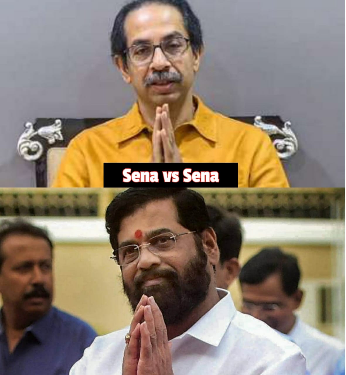 Uddhav Thackeray vs Eknath shinde